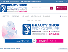 Tablet Screenshot of beauty-shop-procoiffure.com